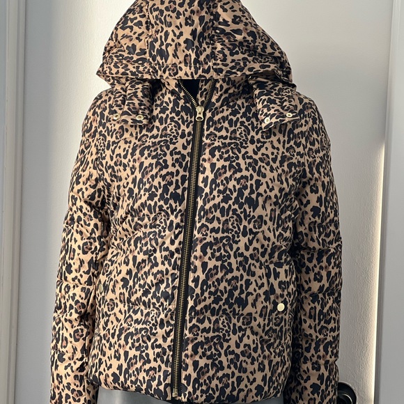 JCrew leopard print puffer jacket - Picture 3 of 5